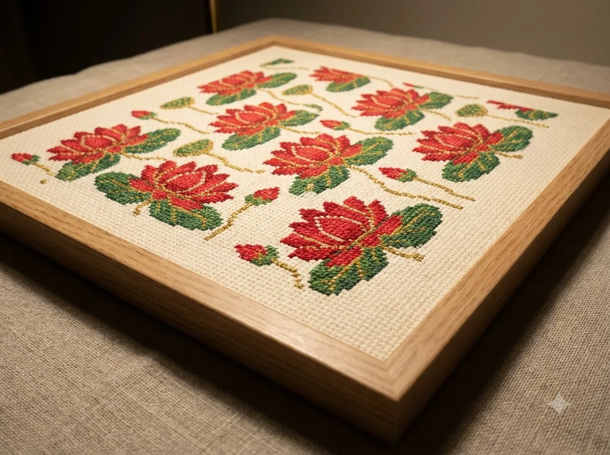 Cross Stitch: kết quả tạo bởi Gemini.