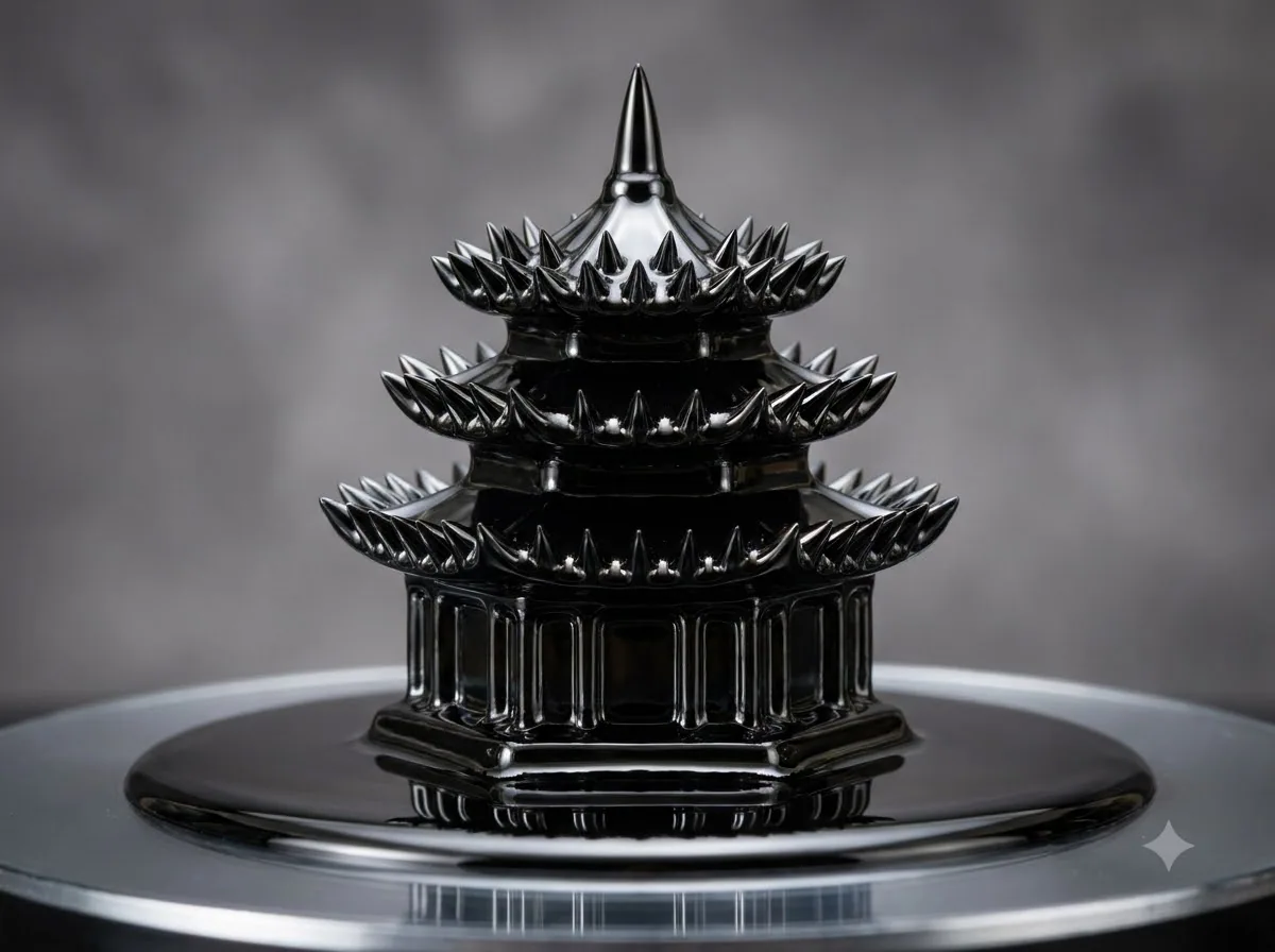 Ferrofluid: kết quả tạo bởi Gemini.