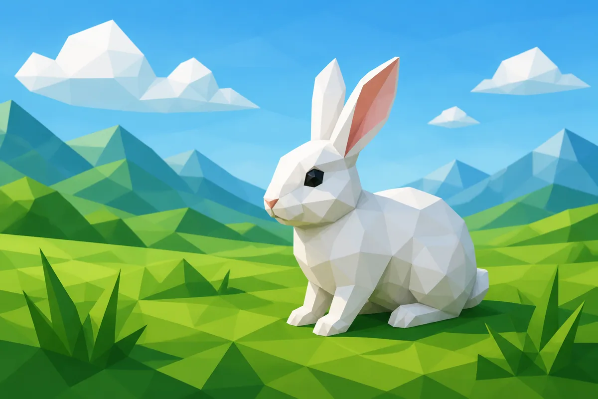 Low Poly: kết quả tạo bởi ChatGPT.