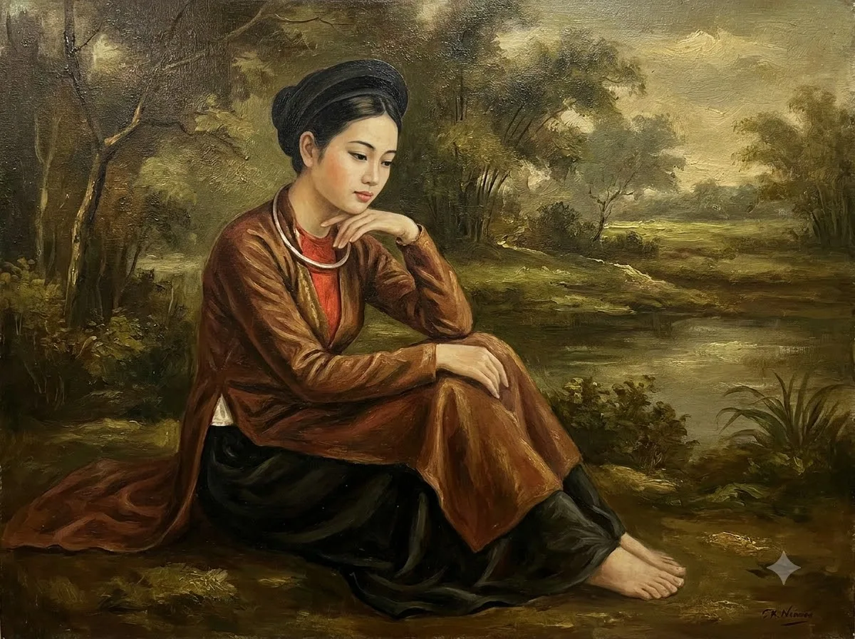 Oil Painting: kết quả tạo bởi Gemini.