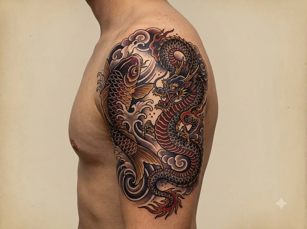 Tattoo Painting: kết quả tạo bởi Gemini.