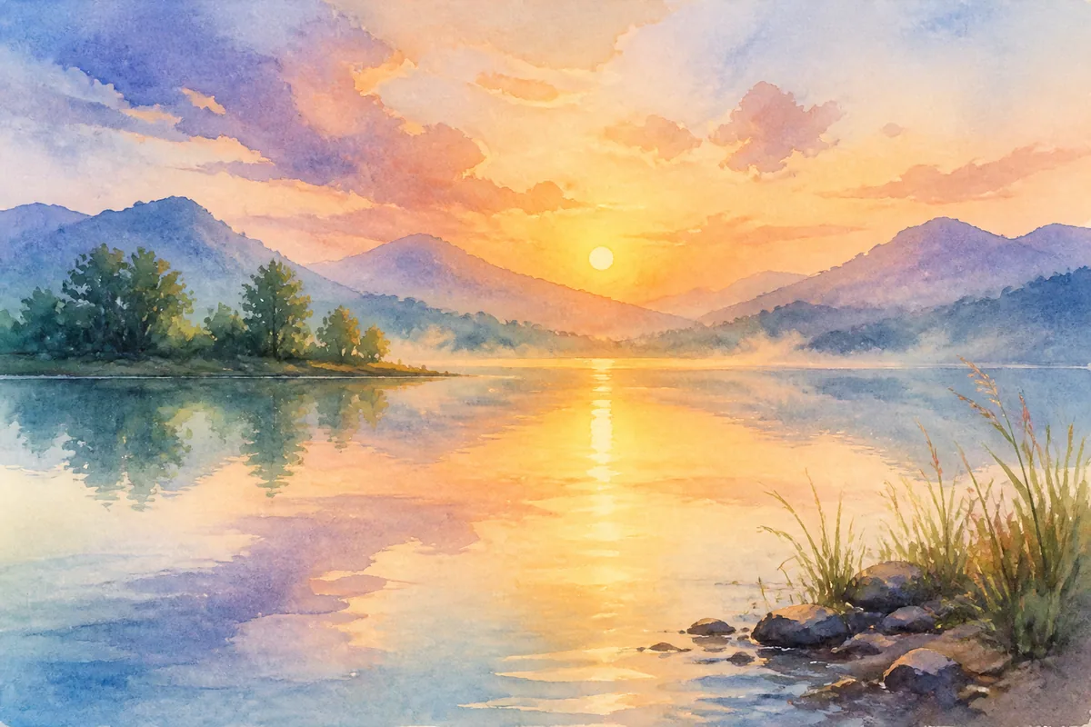 Watercolor: kết quả tạo bởi ChatGPT.