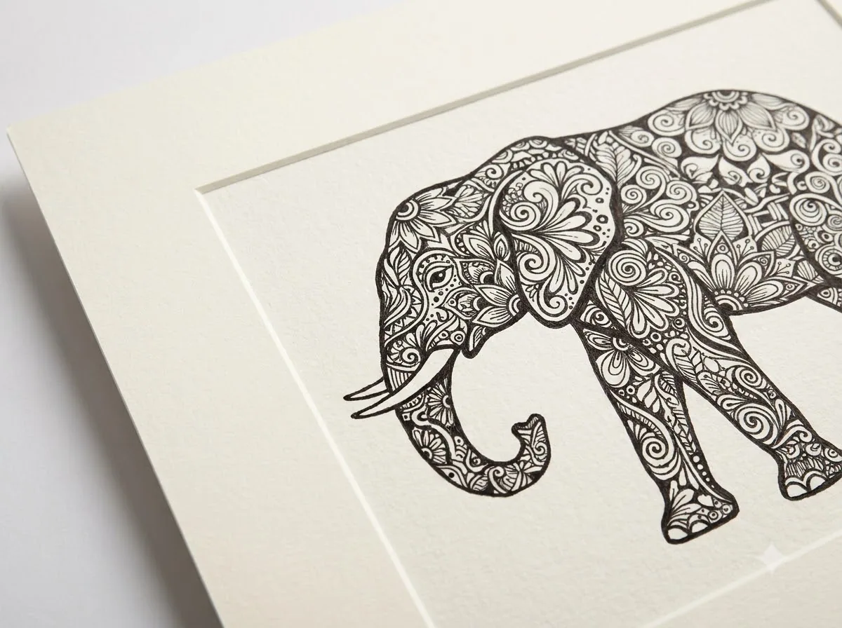 Zentangle: kết quả tạo bởi Gemini.