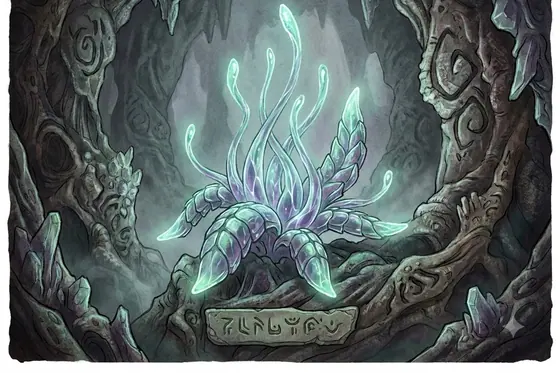 Xeno-Art — A strange glowing plant inside Son Doong cave., kết quả Gemini.